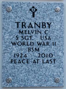 TRANBY-Melvin Clarence-WWII-Army-headstone