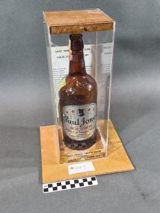 USS Paducah-Navy-WWII-last man bottle-front