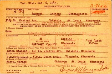 DOMENICHETTI-Raymond Anthony-WWII-Army-reg.card.jpg