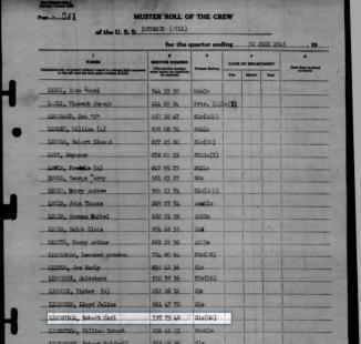 LINDSTROM-Robert Carl-WWII-Navy-muster roll.jpg